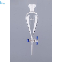 Bình chiết thủy tinh khóa PTFE